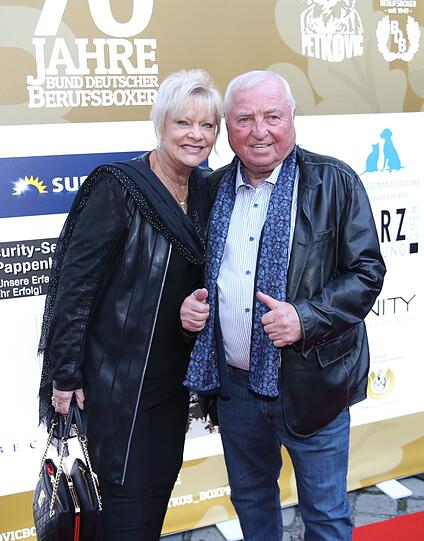 Boxtrainer-Legende Hans-Ullrich &bdquo;Ulli&ldquo; Wegner mit Margret Wegner