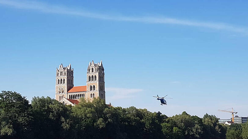 Die Bilder vom Rettungseinsatz an der Isar.