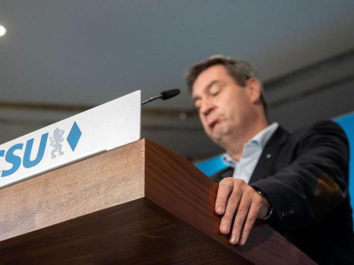 Markus Söder (CSU), Ministerpräsident von Bayern, nimmt an einer Abschlusspressekonferenz teil. Foto: Lino Mirgeler/Archivbild