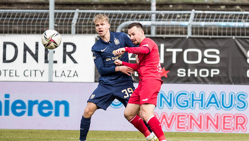 Feierte gegen Viktoria Köln sein Profidebüt: Leandro Morgalla.