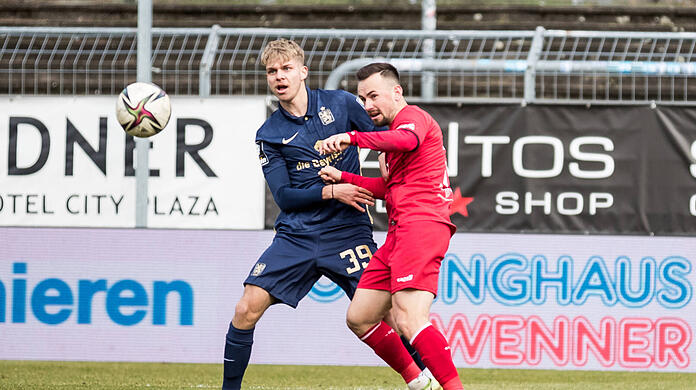 Feierte gegen Viktoria Köln sein Profidebüt: Leandro Morgalla.