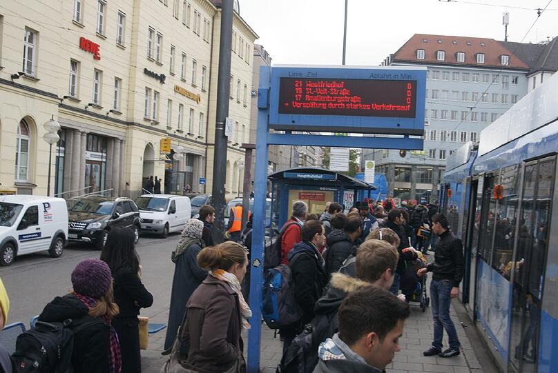 Stromausfall in München: Die Stadt war am Donnerstagmorgen weitestgehend lahmgelegt.
