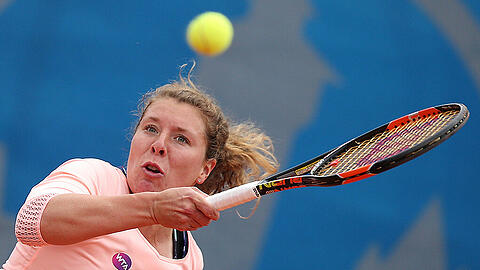 Erstmals steht Anna-Lena Friedsam im Sechzehntelfinale von Wimbledon.