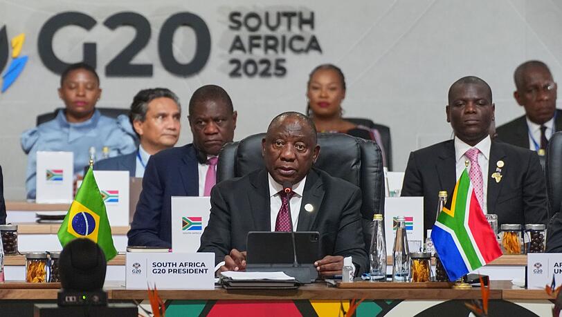 Trotz des US-Boykotts kann der südafrikanische Präsident Cyril Ramaphosa beim G20-Gipfel in Johannesburg punkten. Trotz des US-Boykotts kann der südafrikanische Präsident Cyril Ramaphosa beim G20-Gipfel in Johannesburg punkten.