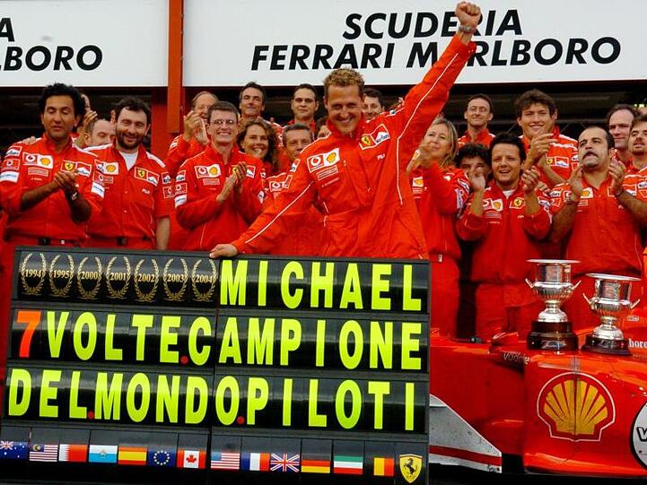 Michael Schumacher wurde sieben Mal Weltmeister in der Formel 1.