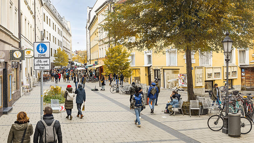 So könnte die Neugestaltung aussehen: Sie böte mehr Platz für die Fußgänger von und zum Viktualienmarkt.