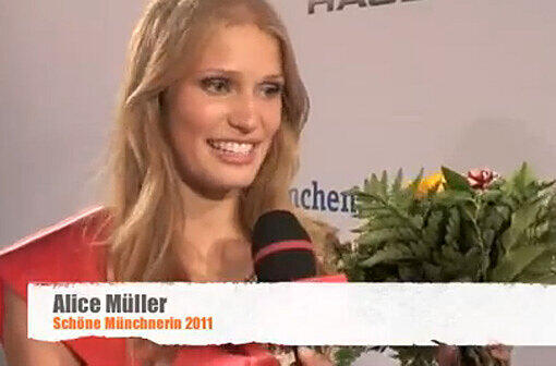 Alice Müller ist die Schöne Münchnerin 2011: Hier gibt's das Video vom Finale