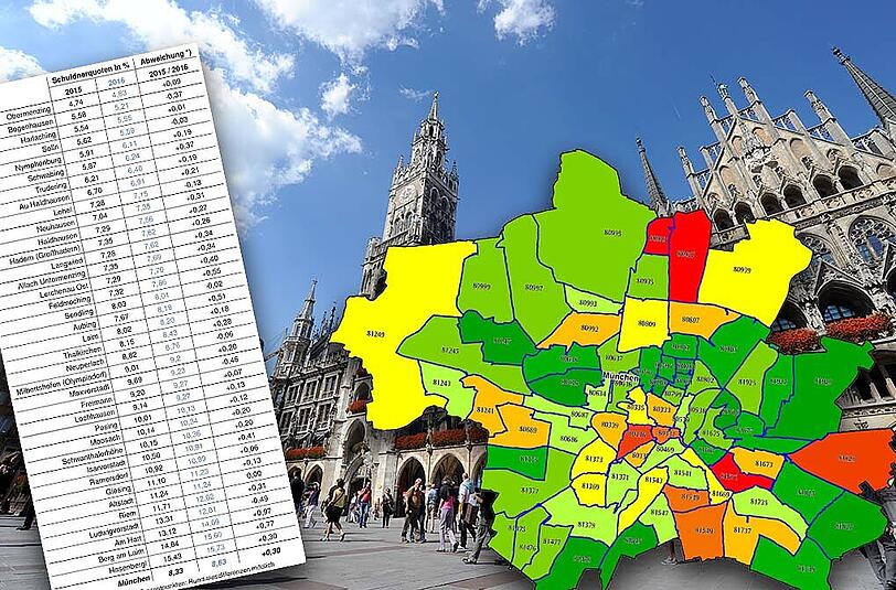 Immer mehr Münchner geraten in die Schulden-Spirale. Vor allem ältere Menschen sind betroffen.