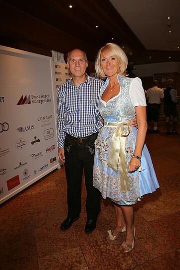 Thomas Beckenbauer mit Ehefrau Ilona.