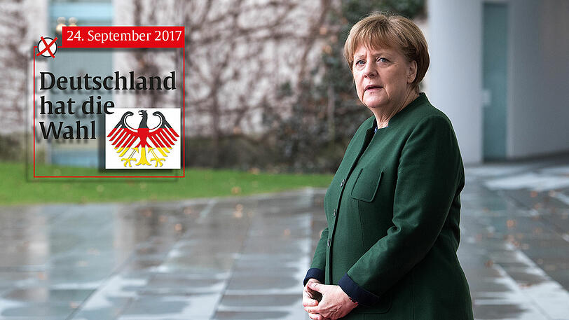 Kann laut Prognose der Politologen nach der Wahl zwischen Schwarz-Gelb oder Schwarz-Grün wählen: CDU-Chefin Angela Merkel.
