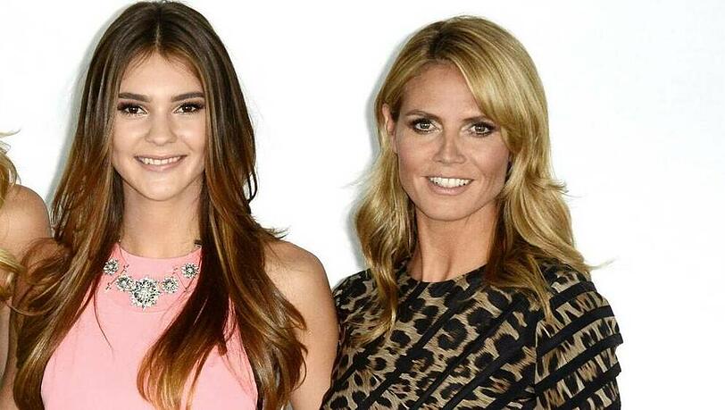 Stefanie Giesinger und Heidi Klum bei einem "GNTM"-Shooting im Jahr 2014 Stefanie Giesinger und Heidi Klum bei einem "GNTM"-Shooting im Jahr 2014
