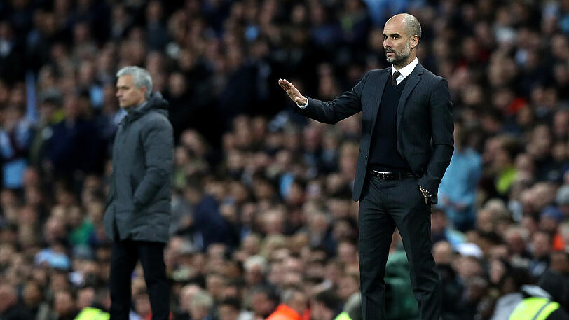 Pep Guardiola konnte mit Manchester City im Stadtduell nur einen Punkt holen.