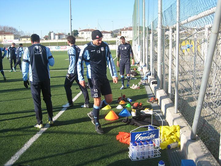 Die Löwen im Trainingslager in Brescia.