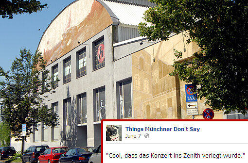 "Cool, dass das Konzert ins Zenith verlegt wurde."