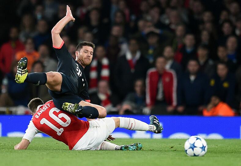 XABI ALONSO: NOTE 4.
Eines der schwierigsten Partien der Hinrunde für Senor Ballverteiler. Die Überfall-Konterattacken Arsenals zu kontrollieren, war nicht seine Welt. Raus nach 70 Minuten.