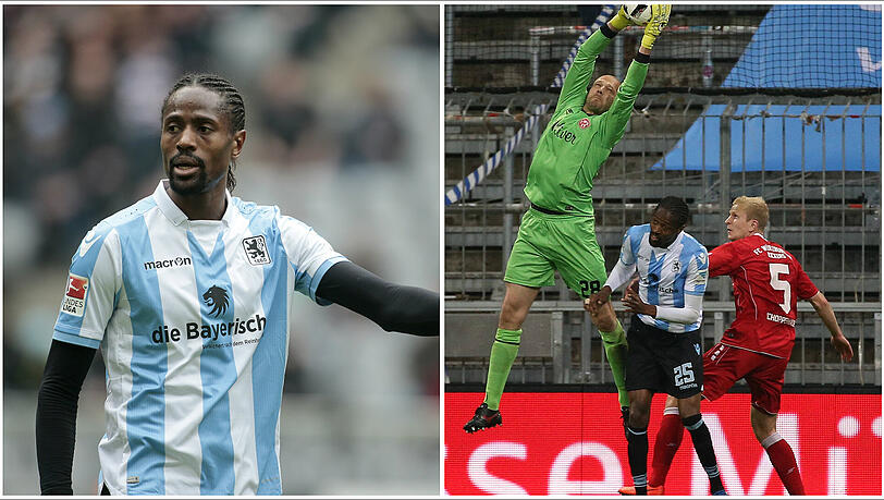 Luftduell mit Folgen: Abdoulaye Ba und Robert Wulnikowski im Kampf um den Ball Luftduell mit Folgen: Abdoulaye Ba und Robert Wulnikowski im Kampf um den Ball