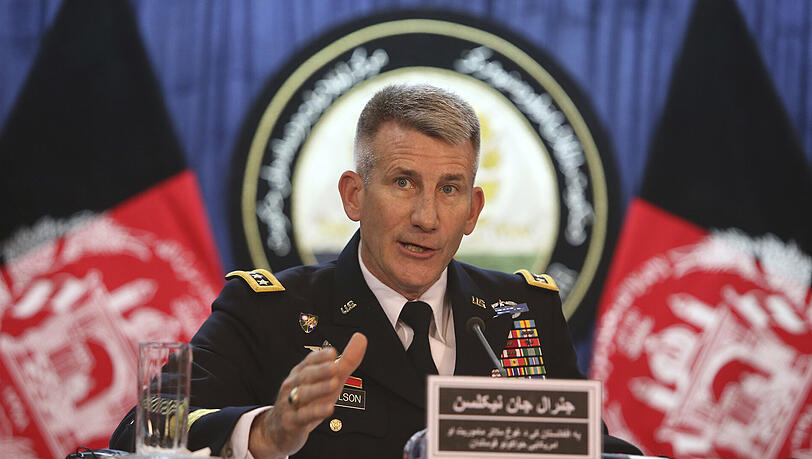 John Nicholson ist der Oberkommandierende der US- und Nato-Streitkräfte in Afghanistan. John Nicholson ist der Oberkommandierende der US- und Nato-Streitkräfte in Afghanistan.