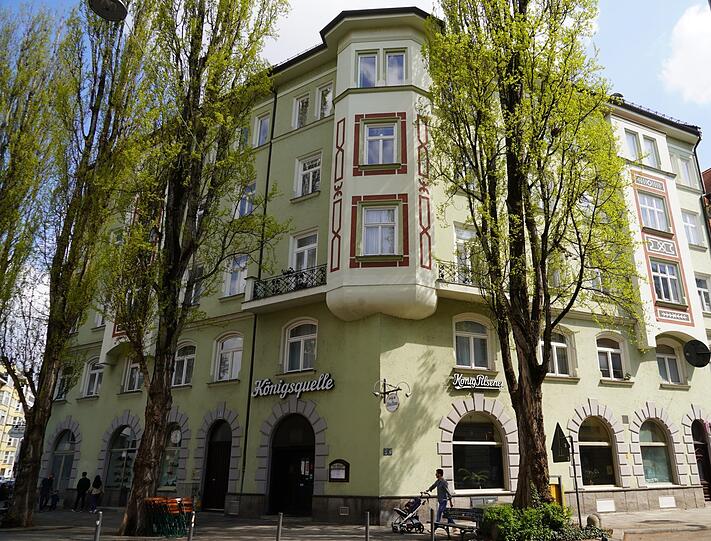 Hier war Spitzeders Zelle, heute ist dort ein Wirtshaus.