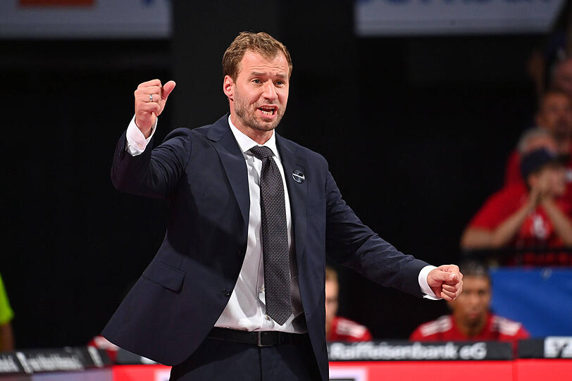 Trainer des FC Bayern Basketball: Anton Gavel. Trainer des FC Bayern Basketball: Anton Gavel.