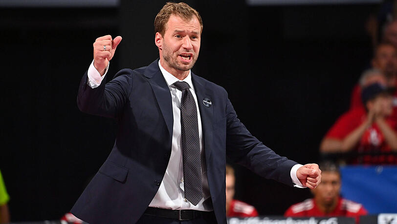 Trainer des FC Bayern Basketball: Anton Gavel. Trainer des FC Bayern Basketball: Anton Gavel.