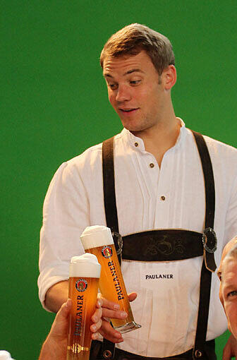 Sehen Sie hier weitere Bilder vom Fotoshooting der Bayern mit Paulaner.
