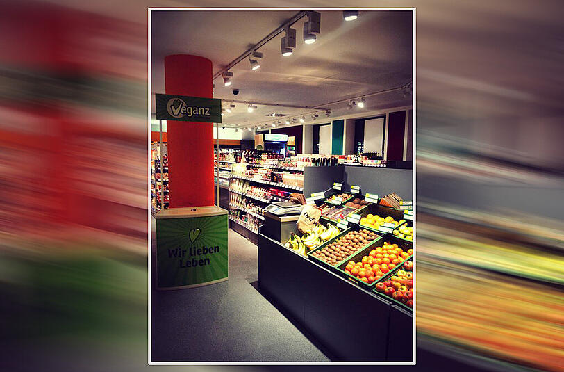 Das "Veganz" in München.