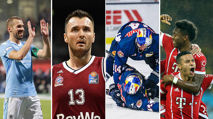 Der TSV 1860, der FC Bayern Basketball, der EHC München und der FC Bayern stehen jeweils an der Tabellenspitze.