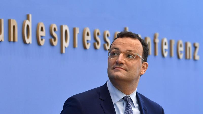 Bundesgesundheitsminister Jens Spahn bei einer Pressekonferenz zum Kampf gegen das Coronavirus. Bundesgesundheitsminister Jens Spahn bei einer Pressekonferenz zum Kampf gegen das Coronavirus.