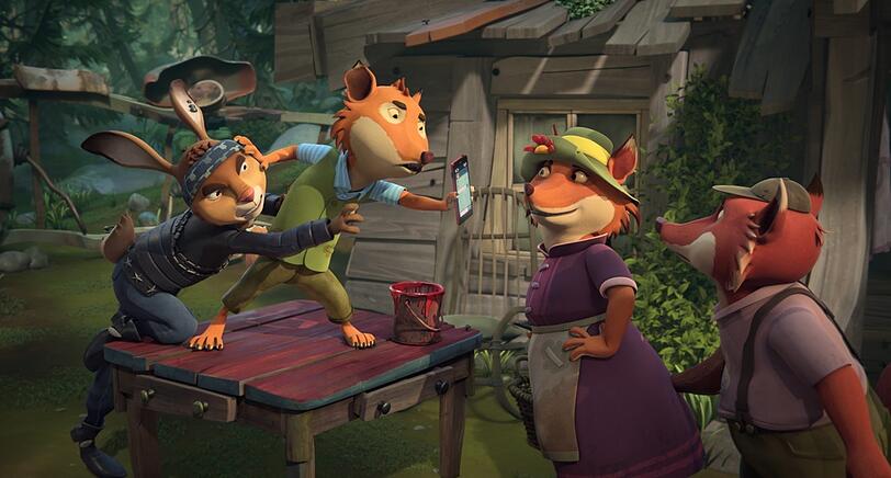 Hase Leo möchte die Fuchsbande beeinflussen, nur der kleine Ferdinand durchschaut sein doppeltes Spiel.