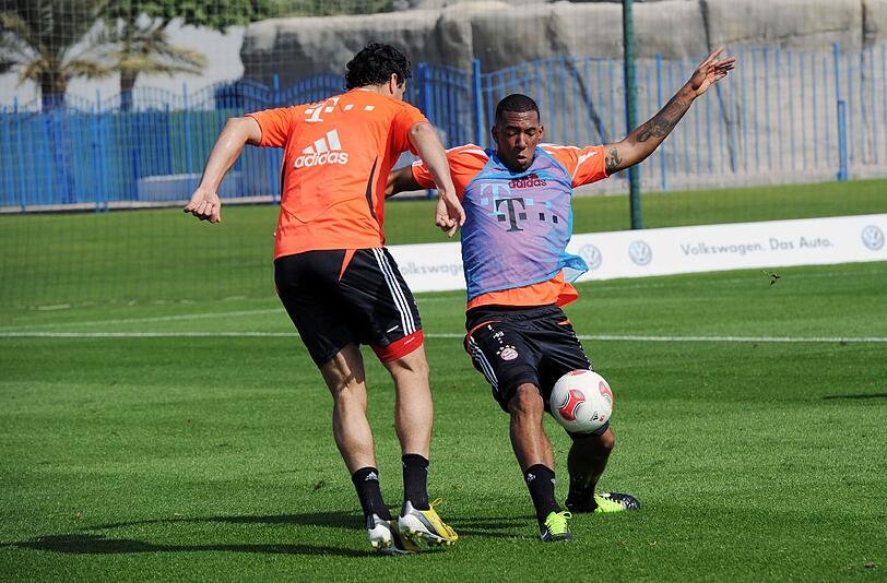 Die Bayern im Trainingslager in Doha, Tag 2.