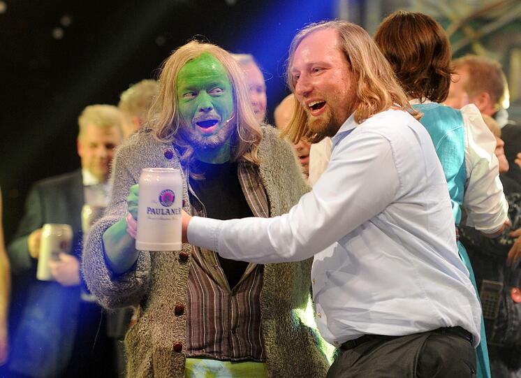 Anton Hofreiter: Rechts das Original, links Schauspieler Wowo Habdank
