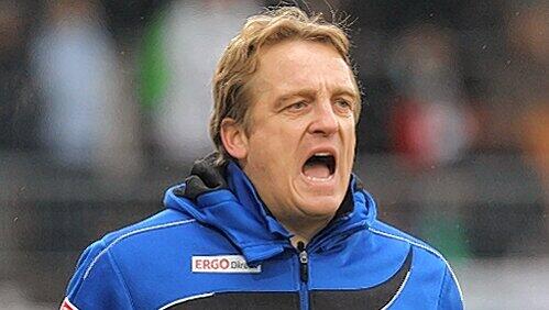 Fürth-Trainer Mike Büskens. Fürth-Trainer Mike Büskens.