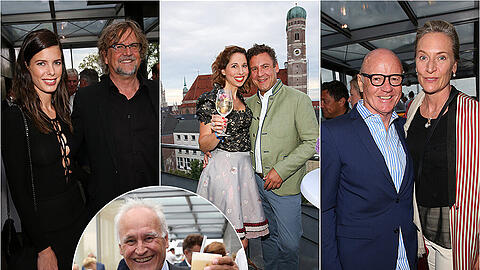 Promi-Party über den Dächern Münchens: Die Bilder vom Sommerfest des Bayerischen Hofs zum Durchklicken.
