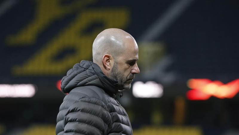 Leverkusens Trainer Peter Bosz.