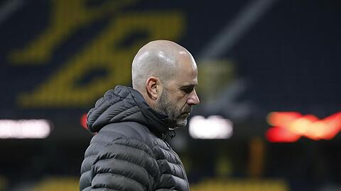 Leverkusens Trainer Peter Bosz.