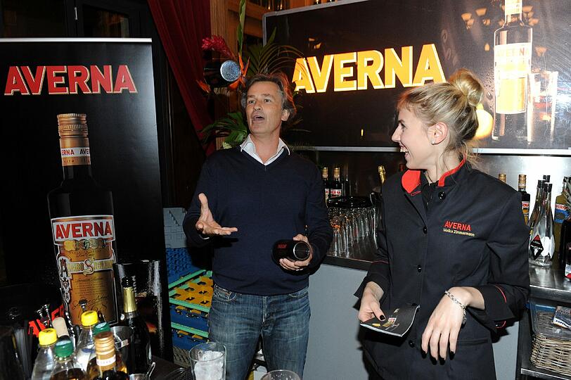 Timothy Peach mit Meike Zimmermann (Barchefin AVERNA).