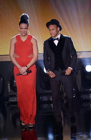 Celia Sasic und Neymar.