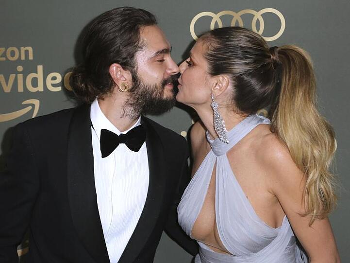 Verliebt in Hollywood: Tom Kaulitz und Heidi Klum bei einer Party nach denGolden Globe Awards.