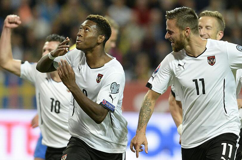 4:1 in Schweden: Bayern-Star David Alaba führt die österreichische Nationalmannschaft zur EM nach Frankreich.