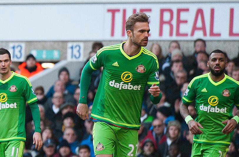 Jan Kirchhoff erlebt keine glückliche Premiere für den AFC Sunderland.