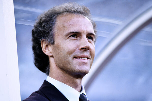 Der Weltmeistermacher: Bundestrainer Franz Beckenbauer. Der Weltmeistermacher: Bundestrainer Franz Beckenbauer.