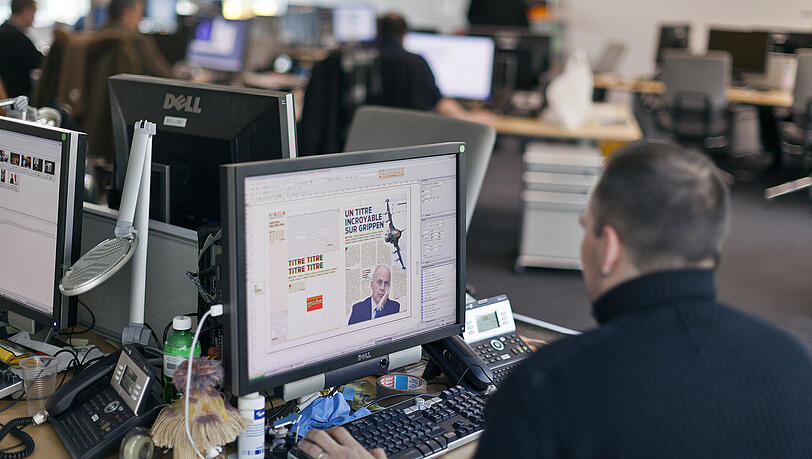 In der Redaktion der Zeitung "Capital Gazette" sind mehrere Menschen gestorben (Symbolfoto). In der Redaktion der Zeitung "Capital Gazette" sind mehrere Menschen gestorben (Symbolfoto).