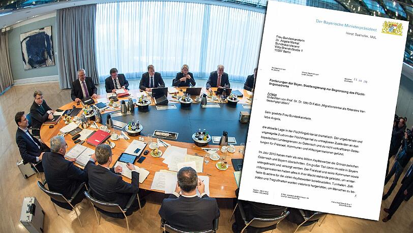 Wenn der Zustrom der Flüchtlinge nicht deutlich reduziert werde, dann erreiche der Freistaat die Grenzen des Leistbaren, heißt es in dem Brandbrief an Angela Merkel. Wenn der Zustrom der Flüchtlinge nicht deutlich reduziert werde, dann erreiche der Freistaat die Grenzen des Leistbaren, heißt es in dem Brandbrief an Angela Merkel.