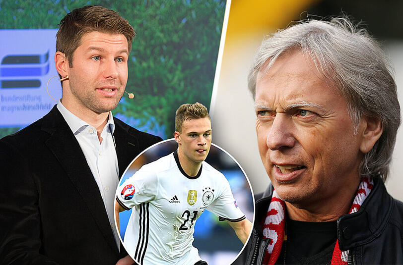 Kimmich-Berater Uli Ferber (r.) verteidigt seinen Schützling gegen die Kritik von Thomas Hitzlsperger.