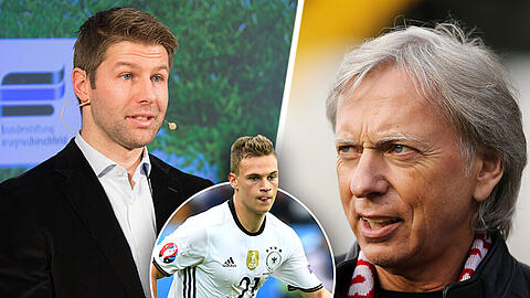 Kimmich-Berater Uli Ferber (r.) verteidigt seinen Schützling gegen die Kritik von Thomas Hitzlsperger.