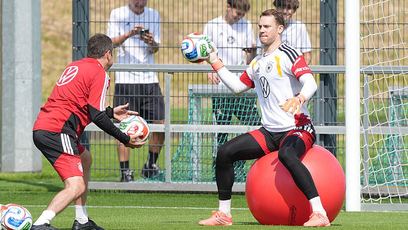 Vor dem Comeback: Neuer.