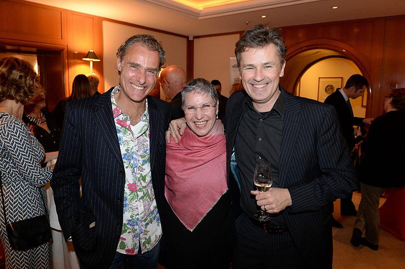 Florian Richter, die Schauspieler Katerina Jacob und Timothy Peach