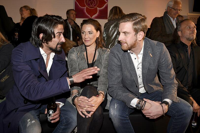 Adrian Can, Simone Ballack und Freund Florian Streifeneder