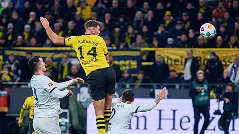 Dortmunds Niclas Füllkrug erzielt das 2:1.
