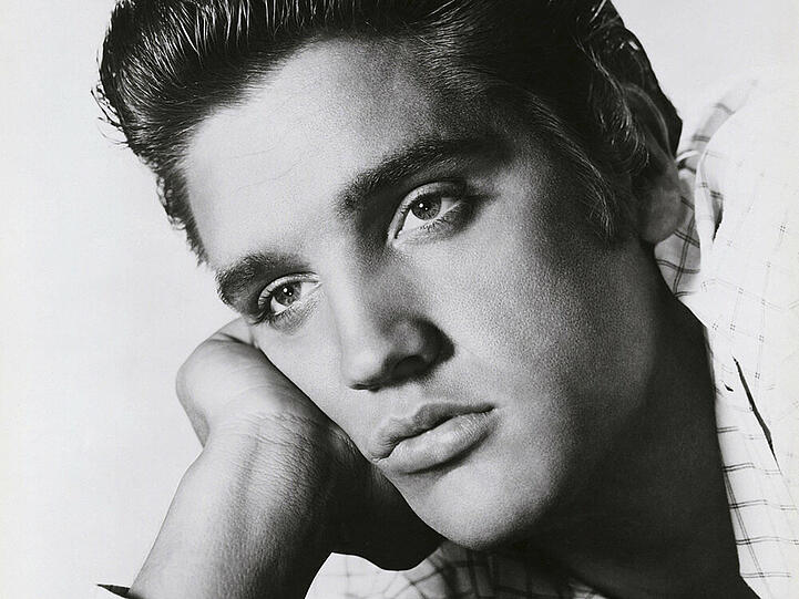 Elvis Presley im Film "Love Me Tender" von 1956